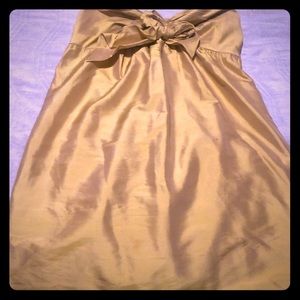 Vera Wang Gold Cocktail Dress